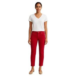Versace Jeans Women Couture Red Corduroy Pants Size M